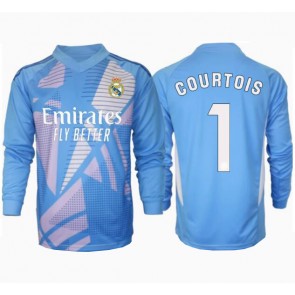 Real Madrid Thibaut Courtois #1 Målmand Replika Hjemmebanetrøje 2024-25 Langærmet